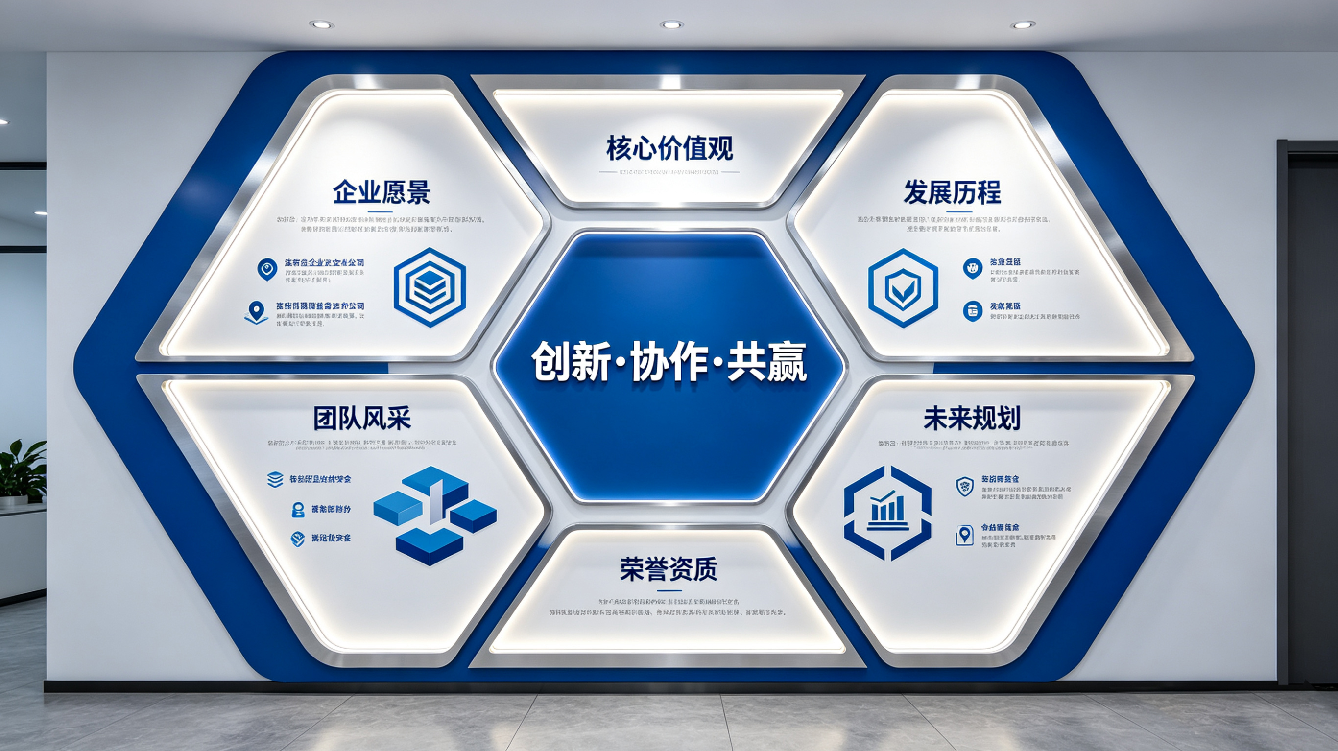 广安企业文化墙六边形避坑指南（新手常犯5个错误）